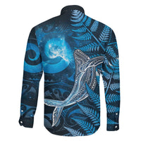 New Zealand Matariki Family Matching Mermaid Dress and Hawaiian Shirt Maori Koru With Humpback Whale Blue LT05 - Polynesian Pride