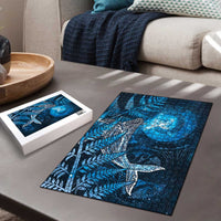 New Zealand Matariki Puzzle Maori Koru With Humpback Whale Blue
