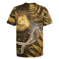 New Zealand Matariki Rugby Jersey Maori Koru With Humpback Whale Gold
