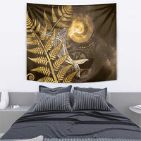 New Zealand Matariki Tapestry Maori Koru With Humpback Whale Gold