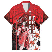 The First King Of Tonga Family Matching Off Shoulder Maxi Dress and Hawaiian Shirt Tongan Pride