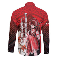 The First King Of Tonga Family Matching Off Shoulder Maxi Dress and Hawaiian Shirt Tongan Pride