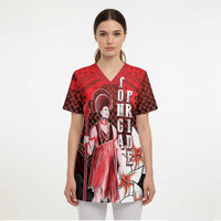 The First King Of Tonga Scrub Top Tongan Pride LT05 - Polynesian Pride