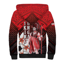 The First King Of Tonga Sherpa Hoodie Tongan Pride