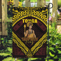 Tonga First King Garden Flag Ahoeitu Know Your Roots LT05 Garden Flag Maroon - Polynesian Pride