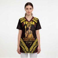 Tonga First King Scrub Top Ahoeitu Know Your Roots LT05 - Polynesian Pride