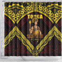 Tonga First King Shower Curtain Ahoeitu Know Your Roots