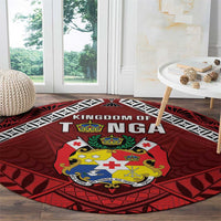 Tonga Emancipation Day Round Carpet Tongan Kupesi Pattern