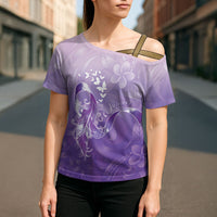 Lupus Awareness Month Cross Shoulder Shirt Polynesian Style