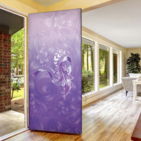 Lupus Awareness Month Door Cover Polynesian Style