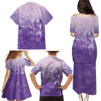 Lupus Awareness Month Family Matching Puletasi and Hawaiian Shirt Polynesian Style LT05 - Polynesian Pride
