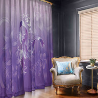 Lupus Awareness Month Window Curtain Polynesian Style