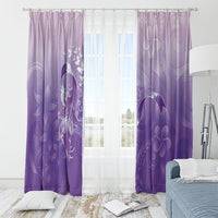 Lupus Awareness Month Window Curtain Polynesian Style