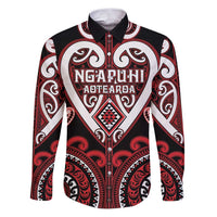 Custom Aotearoa Ngapuhi Family Matching Puletasi and Hawaiian Shirt Maori Tribal Pattern