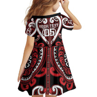 Custom Aotearoa Ngapuhi Family Matching Summer Maxi Dress and Hawaiian Shirt Maori Tribal Pattern