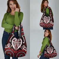 Aotearoa Ngapuhi Grocery Bag Maori Tribal Pattern