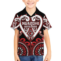 Custom Aotearoa Ngapuhi Hawaiian Shirt Maori Tribal Pattern