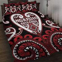 Aotearoa Ngapuhi Quilt Bed Set Maori Tribal Pattern