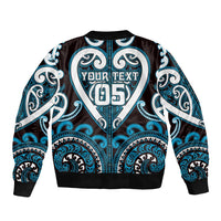 Custom Aotearoa Ngati Porou Bomber Jacket Maori Tribal Pattern
