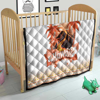 Hawaiian Volcano Lava Flow Quilt With Hawaiian Tapa Pattern