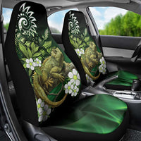 Aotearoa New Zealand Tuatara Car Seat Cover Maori Koru Art