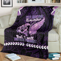 Alzheimer's Awareness Blanket You May Not Remember But I Will Never Forget
