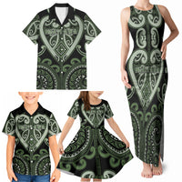 Custom Aotearoa Ngati Awa Family Matching Tank Maxi Dress and Hawaiian Shirt Maori Tribal Pattern LT05 - Polynesian Pride
