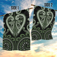 Aotearoa Ngati Awa Garden Flag Maori Tribal Pattern LT05 - Polynesian Pride
