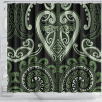 Aotearoa Ngati Awa Shower Curtain Maori Tribal Pattern LT05 - Polynesian Pride