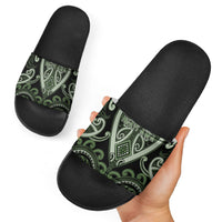 Aotearoa Ngati Awa Slide Sandals Maori Tribal Pattern LT05 - Polynesian Pride