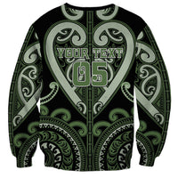 Custom Aotearoa Ngati Awa Sweatshirt Maori Tribal Pattern LT05 - Polynesian Pride