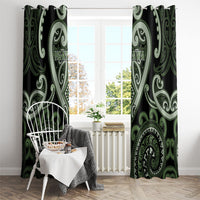 Aotearoa Ngati Awa Window Curtain Maori Tribal Pattern LT05 - Polynesian Pride