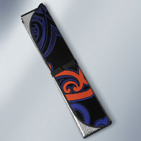 Aotearoa Whakatohea Auto Sun Shade Maori Tribal Pattern LT05 - Polynesian Pride