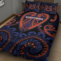 Aotearoa Whakatohea Quilt Bed Set Maori Tribal Pattern LT05 - Polynesian Pride