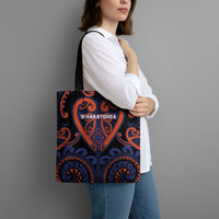 Aotearoa Whakatohea Tote Bag Maori Tribal Pattern LT05 - Polynesian Pride