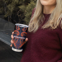 Custom Aotearoa Whakatohea Tumbler Cup Maori Tribal Pattern LT05 - Polynesian Pride