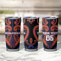 Custom Aotearoa Whakatohea Tumbler Cup Maori Tribal Pattern LT05 - Polynesian Pride