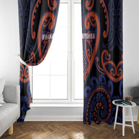 Aotearoa Whakatohea Window Curtain Maori Tribal Pattern LT05 - Polynesian Pride