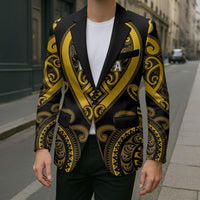 Custom Aotearoa Ngati Whatua Blazer Maori Tribal Pattern LT05 - Polynesian Pride
