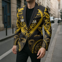 Custom Aotearoa Ngati Whatua Blazer Maori Tribal Pattern LT05 - Polynesian Pride