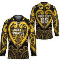 Custom Aotearoa Ngati Whatua Hockey Jersey Maori Tribal Pattern LT05 - Polynesian Pride