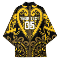 Custom Aotearoa Ngati Whatua Kimono Maori Tribal Pattern LT05 - Polynesian Pride