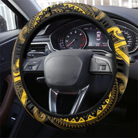 Aotearoa Ngati Whatua Steering Wheel Cover Maori Tribal Pattern LT05 - Polynesian Pride