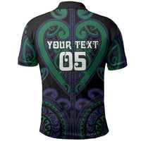 Custom Aotearoa Ngati Pikiao Polo Shirt Maori Tribal Pattern LT05 - Polynesian Pride
