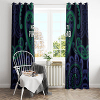 Aotearoa Ngati Pikiao Window Curtain Maori Tribal Pattern LT05 - Polynesian Pride