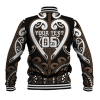 Custom Aotearoa Kati Mamoe Baseball Jacket Maori Tribal Pattern LT05 - Polynesian Pride