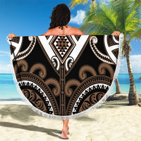 Aotearoa Kati Mamoe Beach Blanket Maori Tribal Pattern LT05 - Polynesian Pride