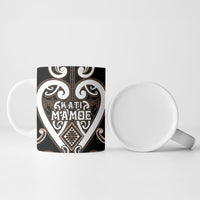 Custom Aotearoa Kati Mamoe Ceramic Mug Maori Tribal Pattern LT05 - Polynesian Pride