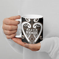 Custom Aotearoa Kati Mamoe Ceramic Mug Maori Tribal Pattern LT05 - Polynesian Pride