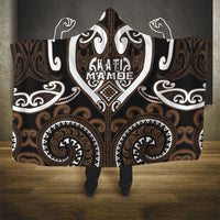 Aotearoa Kati Mamoe Hooded Blanket Maori Tribal Pattern LT05 - Polynesian Pride